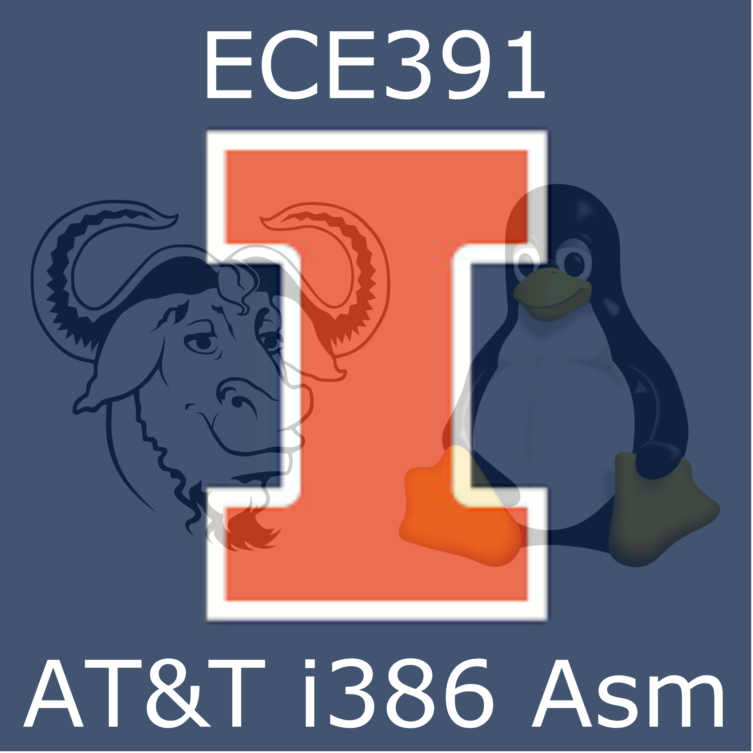 AT&T i386 IA32 UIUC ECE391 GCC Highlighting